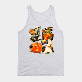 Vintage Halloween Decorations Tank Top